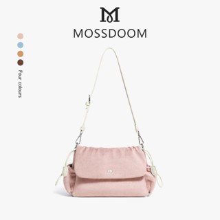 MOSSDOOM Solva Bag Túi đeo vai bằng da lộn thời trang, thiết kế retro đa năng dành cho nữ