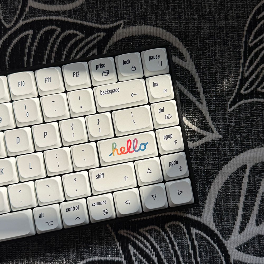 Low Profile Keycaps PBT Material Minimalist Design Low Profile Mechanical Keyboard Keycaps