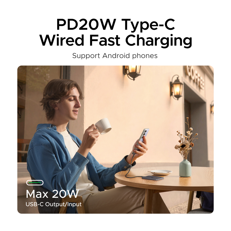 [Siêu mỏng] Sạc dự phòng UGREEN 15W 5000mAh USB-C 20W Tương thích với iPhone 17 Series | BigBuy360 - bigbuy360.vn