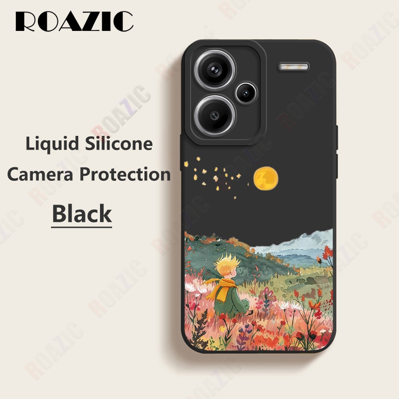 Vỏ TPU Silicon Lỏng Tương Thích Cho Redmi Note 13 Pro + 5G 13 Pro 5G 13 5G Hoàng Tử Bé Thưởng Thức T