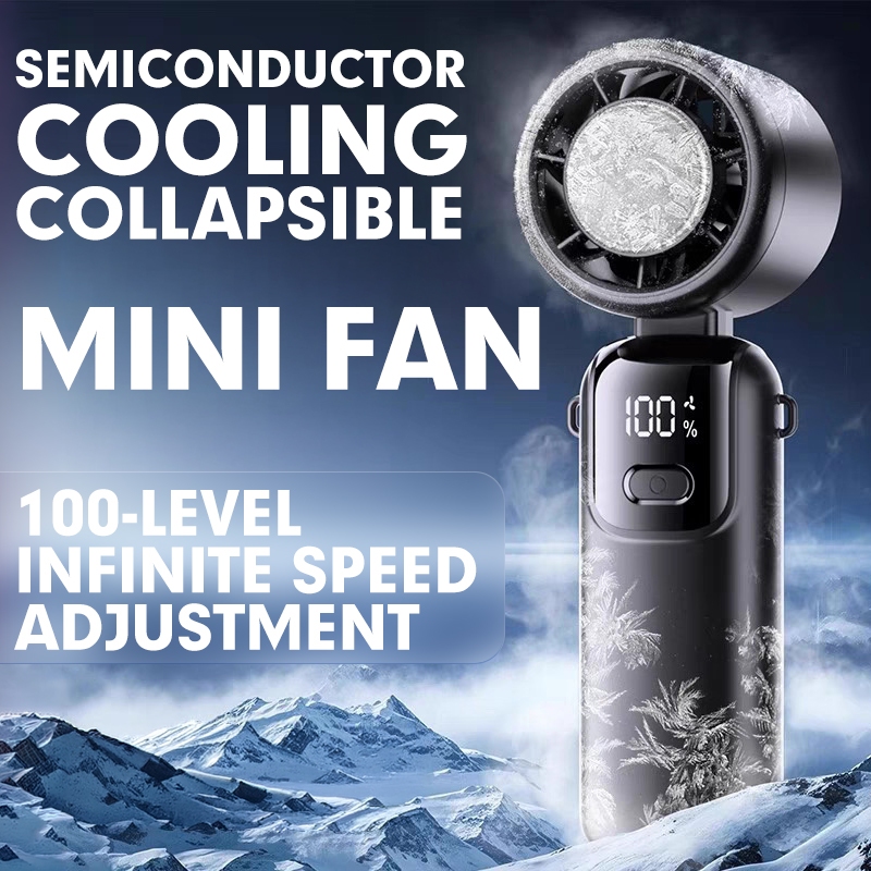 Quà tặng làm mát ngoài trời | Quạt Mini cầm tay S17 - Kipas LipatMini Penyejuk|