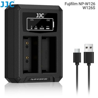 JJC Sạc Pin Máy ảnh cho Fujifilm NP-W126S NP-W126 NPW126S NPW126 của Fuji X Half XE5 XM5 XT50 XT30 III X100VI X100V X100F XS10 X-M5 X-T50 X-S10 X-T30 III X-T30 II X-T20 X-T10 X-E4 X-E3 X-E2S X-E2 X-E1 X-T3 X-T2 X-T1 X-T200 X-T100 X-PRO3 X-PRO2 X-A7 X-A5