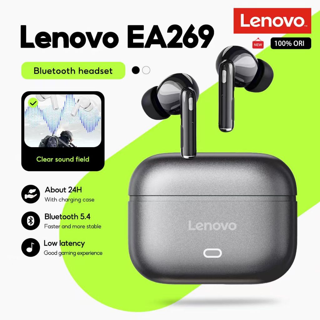 Tai nghe Lenovo EA269 tai nghe bluetooth 5.4 tai nghe bass chất lượng cao | BigBuy360 - bigbuy360.vn