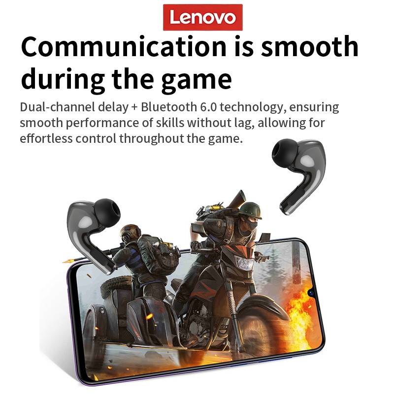 Tai Nghe Bluetooth Lenovo Erazer Ep210 Pro HIFI Stereo Giảm Tiếng Ồn Thông Minh Pin Dung Lượng Lớn | BigBuy360 - bigbuy360.vn
