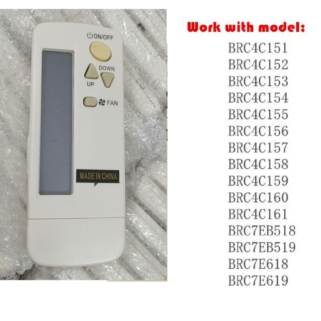 Bộ Điều Khiển Từ Xa BRC4C151 Cho Brc4c152 Brc4c155 Brc4c158 A / C Điều Hòa AC Fernbedienung