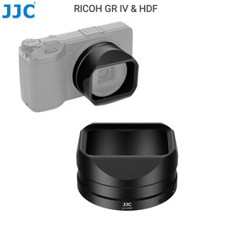 JJC Lens Hood Loa Che Nắng Cho Ricoh GR4 GR IV GRIV HDF Monochrome Camera Bảo Vệ Ống Kính Kim Loại