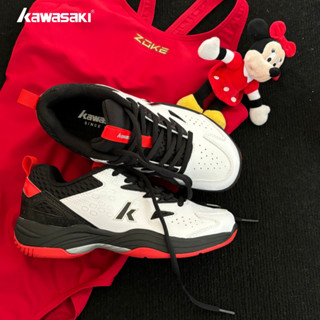 Kawasaki Pickleball Giày Thể Thao Giày Cầu Lông A3307 & C32023 Giày Thể Thao Nam Nữ Thoáng Khí Chống Mài Mòn Nhẹ
