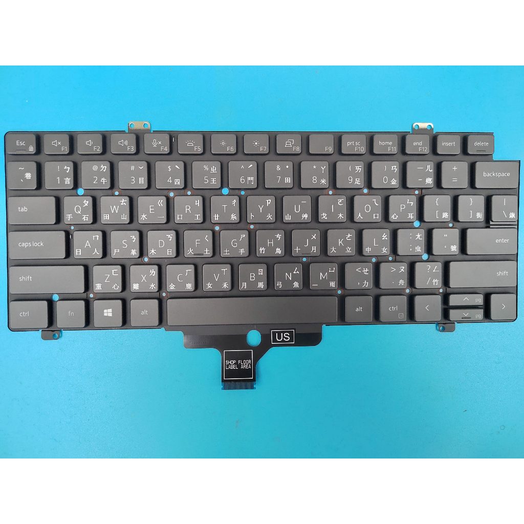 Thích hợp cho bàn phím Trung Quốc truyền thống Dell Latitude 7410 7410 2in1 P131G P119G
