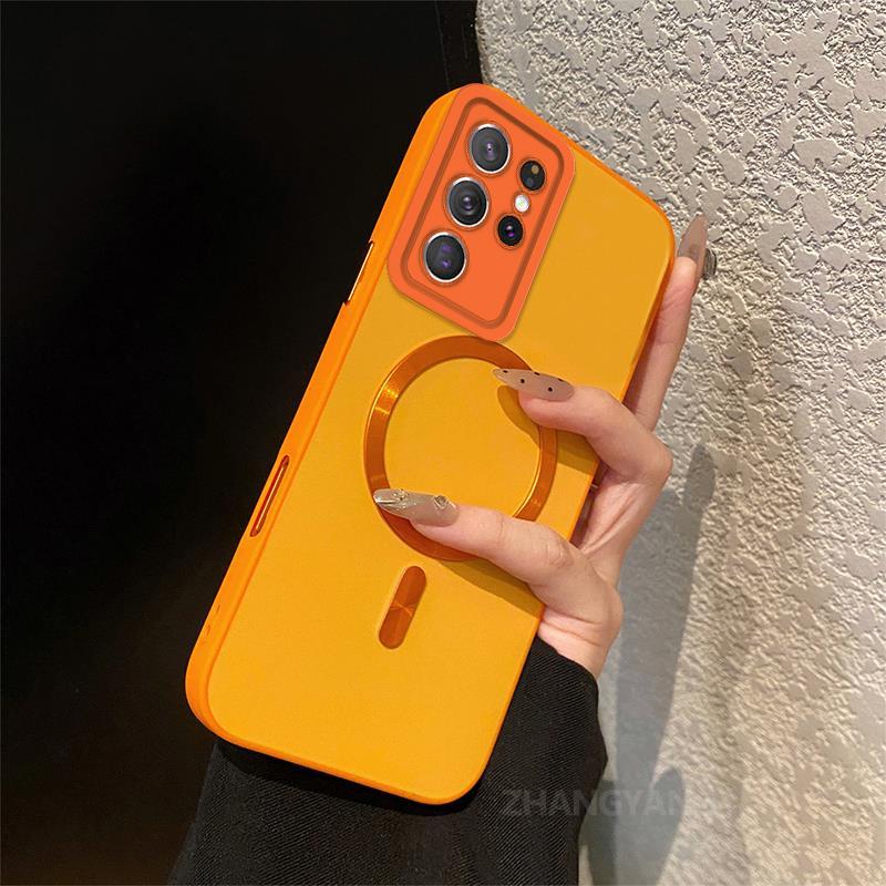 Ốp Lưng Dành Cho Samsung S24 Ultra S24 Plus S24 S24 FE Cao Cấp Silicon Màu Chống Rơi Da Cảm Giác Vỏ 