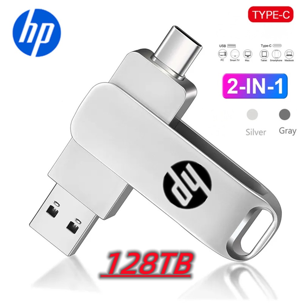 128TBOTG USB 2 trong 1 Type-c 64TB 32TB 16TB Ổ đĩa flash 4TB 2TB 1TB 512GB 256GB 128GB 64GB Pendrive