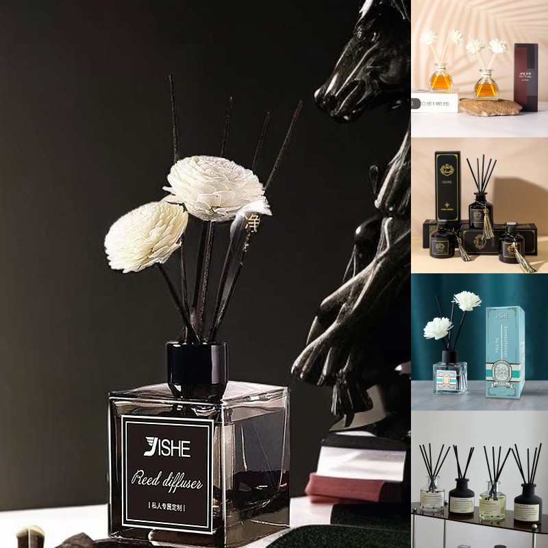 Tinh Dầu Thơm Tự Nhiên Tinh Dầu Thơm Không Cháy Văn Phòng Nhà Làm Mát Không Khí Trang Trí Trà Hương Thơm Khuếch Tán Với Que Tái Sử Dụng