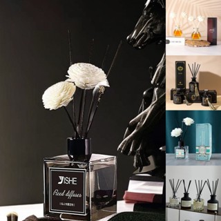 Tinh Dầu Thơm Tự Nhiên Tinh Dầu Thơm Không Cháy Văn Phòng Nhà Làm Mát Không Khí Trang Trí Trà Hương Thơm Khuếch Tán Với Que Tái Sử Dụng