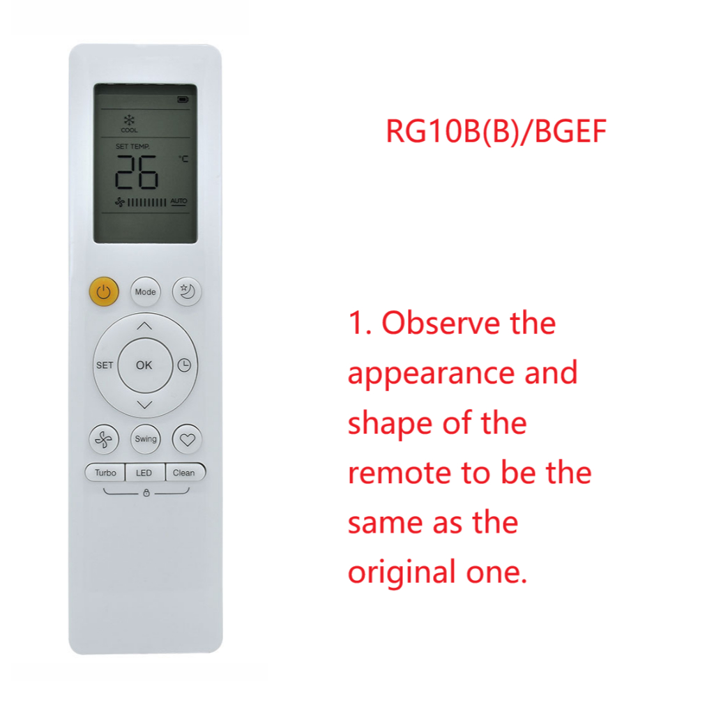 Phụ tùng điều khiển từ xa điều hòa nổi bật RD10B / BGEF Eminent Air Remote Eminent Air có thể được s