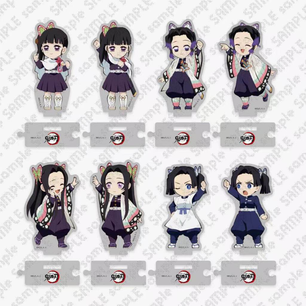 Demon Slayer / Kimetsu no Yaiba Acrylic Đứng Hình Set Nezuko Shinobu Daki Anime Merch Collection