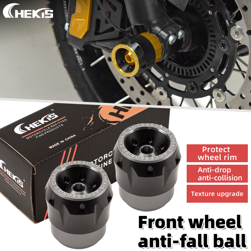 Chekis cho QJMOTOR AX200S Sửa đổi bánh trước chống rơi bóng chống va chạm khung phụ kiện trang trí A