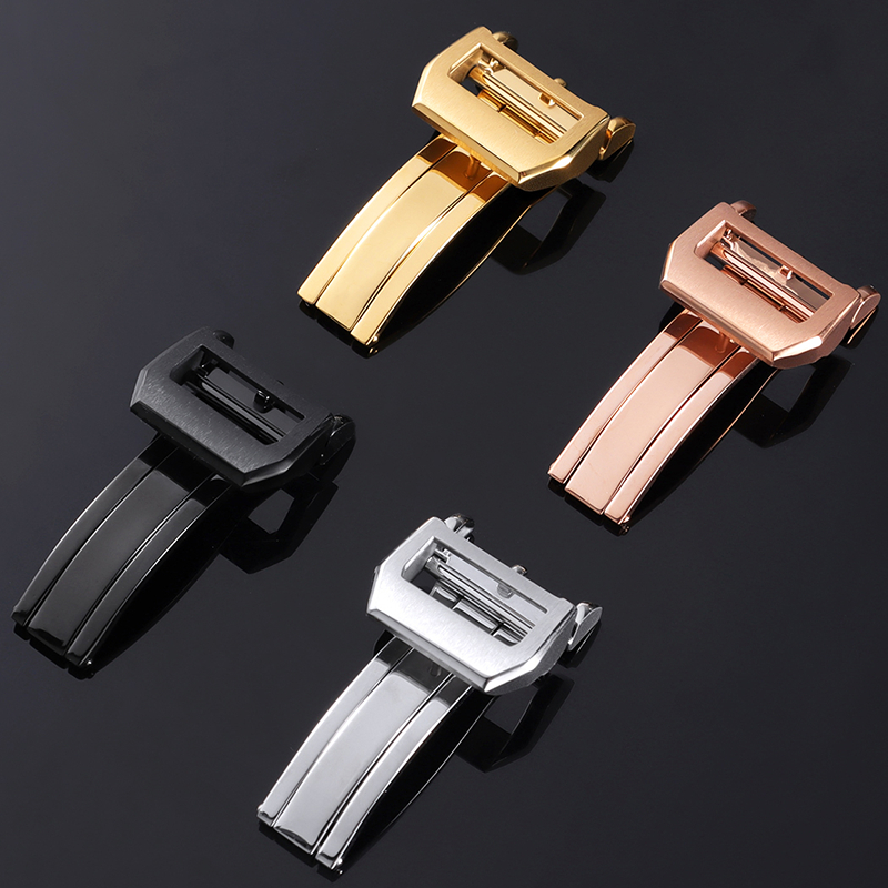 Khóa đồng hồ 18mm Khóa thép không gỉ 304 cho IWC PILOT cho Le Petit Prince PORTUGIESER PORTOFINO Dây