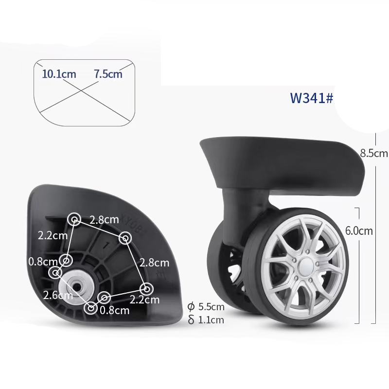 W341 Vali Đa Năng Bánh Xe Con Lăn Cần Kéo Hộp Hành Lý Xe Đẩy Trường Hợp Du Lịch Hành Lý Xoay Bánh Ph