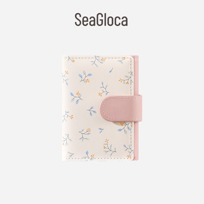 SeaGloca Ví Hoa Sang Trọng In Hình Diitsy Nhỏ Gọn & Đa Năng Màu Pastel​ Dành Cho Nữ 2054