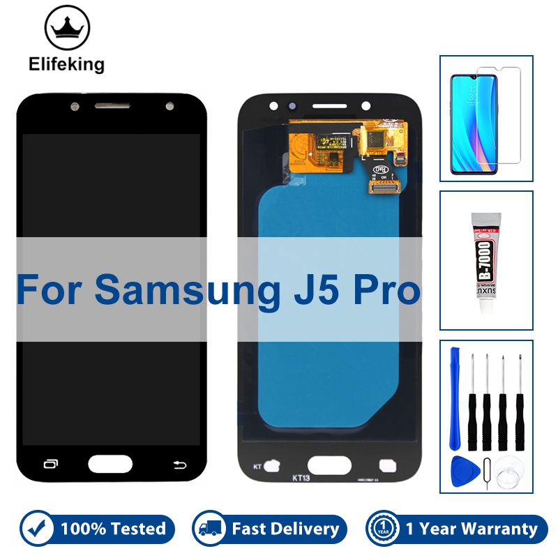Màn Hình LCD 5.2 "Cho Samsung Galaxy J5 Pro 2017 J530 SM-J530F J530G J530Y / DS Bộ Số Hóa Màn Hình C