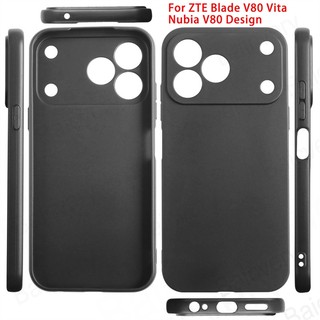 ZTE Nubia V80 Design / Blade V80 Pro / Blade V80 Vita Vỏ bảo vệ siêu mỏng Vỏ điện thoại TPU mềm bảo vệ
