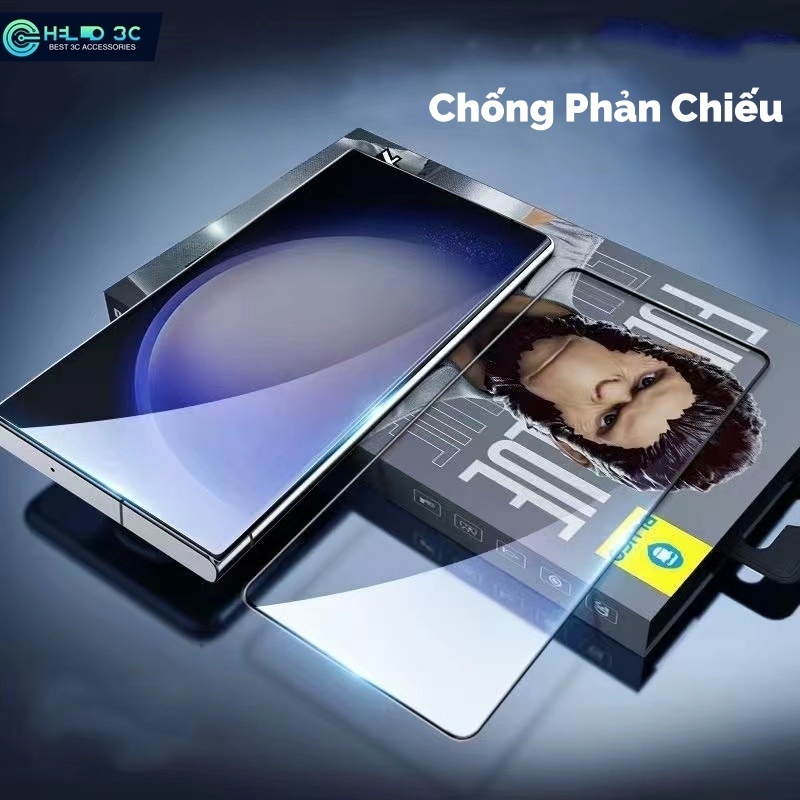 Blueo Kính Cường Lực Bảo Vệ Toàn Màn Hình Cho  Samsung S26/S25/Z Fold 7 Chống Sốc Chống Trầy Cho Sam