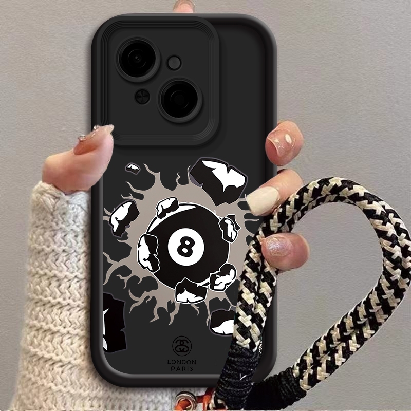 Vỏ Bi-a Đen 125 Cho Tecno POP 9 Tecno POP 10 SPARK GO 1 SPARK GO 1S SPARK GO 2025 SPARK GO2 = SPARK 