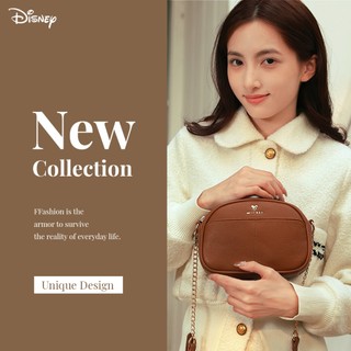 Disney Authentic Chuột Mickey Series Xu Hướng Thời Trang Túi Đeo Vai Nữ Đơn Giản Retro Cổ Điển Đa Năng Túi Đeo Ngang