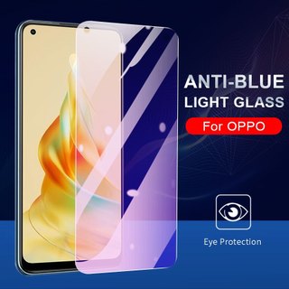 9H Chống Tia UV Tím Ánh Sáng Xanh Kính Cường Lực Bảo Vệ Màn Hình Cho Oppo Reno 15F 14F 13F 12F 11F 8T 7Z 6Z 5F 4Z A98 A96 A94 A93 A91 A79 A78 A77 A76 A74 A58 A57 A55 A54 A53 A52 A31