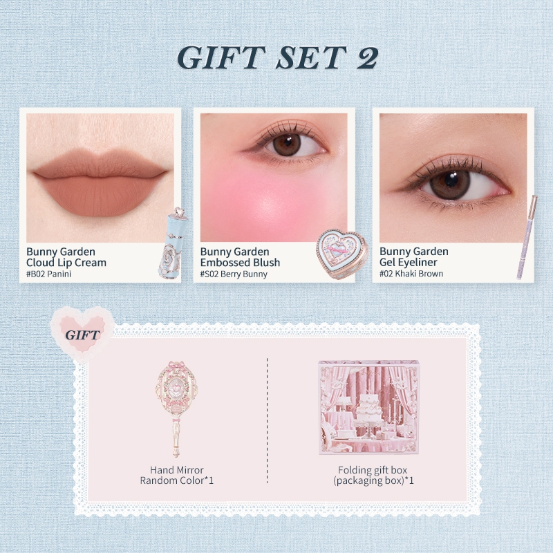 Bộ sưu tập trang sức của Flower Knows Shell / Bộ quà tặng trang điểm cùng màu[Local delivery] | BigBuy360 - bigbuy360.vn