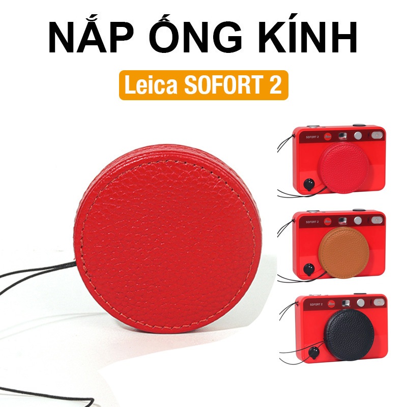 [Film Lab] nắp ống kính da cho Leica SOFORT 2 CBA21