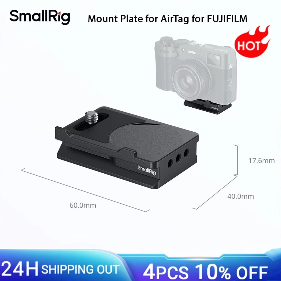 Tấm gắn SmallRig cho AirTag cho FUJIFILM X-H2 / X-H2S / X-T4 / X-T5 / X-T50 / GFX 100S II / F8-X5M /