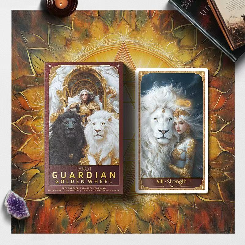 [Chính hãng] Golden Wheel Guardian Tarot Card English Board Game Card Game Tarot Series Tarot Tarot 