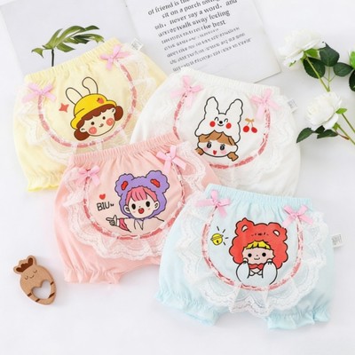Adabaobao® ᵛⁿ Quần lót bọc bốn góc thắt nơ dễ thương cho em bé sơ sinh LUCKY BIG CAT