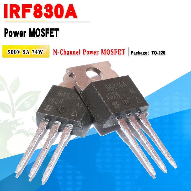 5 CÁI IRF830 IRF830A MOSFET N kênh TO-220 500V 5A Đảm bảo chất lượng