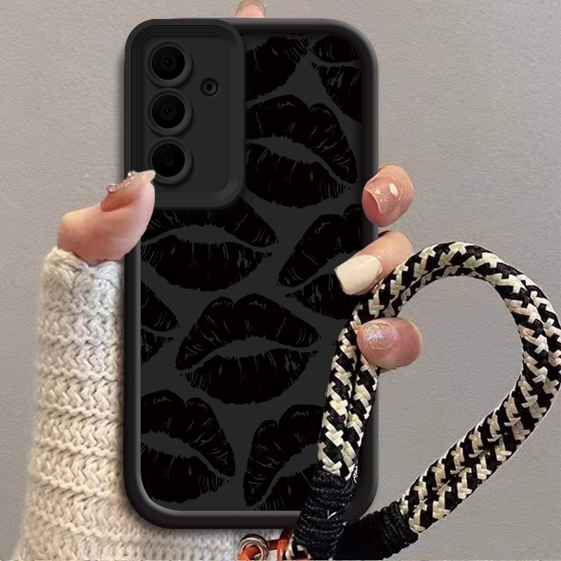 Ốp Môi Đen Cho Samsung A16 Samsung A20S Samsung A21S Samsung A22 Samsung M22 Samsung M32 Samsung A22