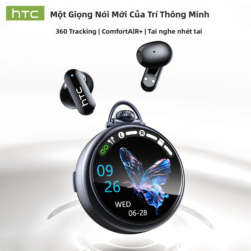 HTC NE71 Tai nghe dịch  Tai nghe Bluetooth 6.0 AI Dịch trực tiếp Màn hình LED thông minh HiFi Chất lượng âm thanh Công nghệ khử tiếng ồn | BigBuy360 - bigbuy360.vn