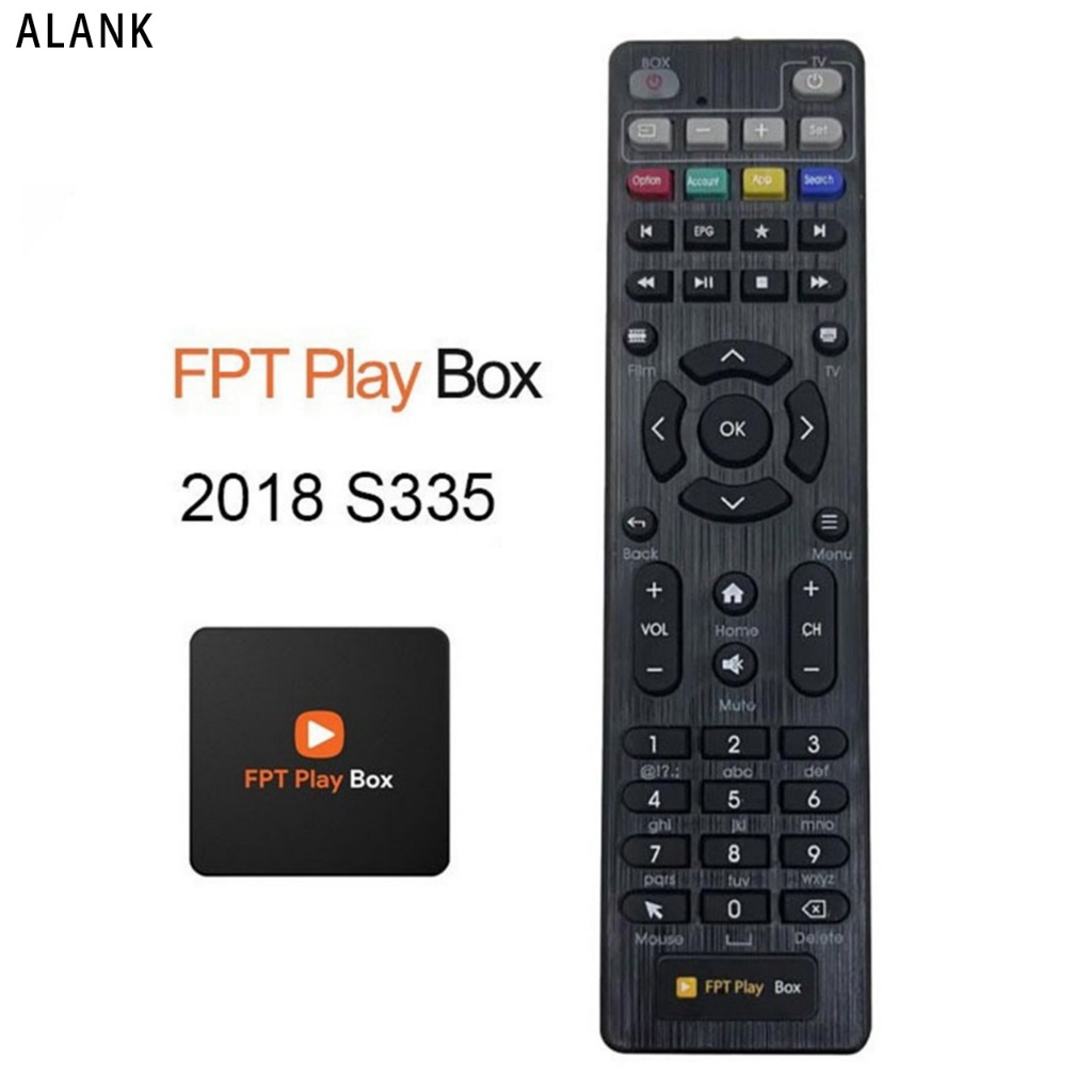 ALANK  Remote Điều Khiển Đầu Thu FPT Play REMOTE TV Box 2018 S335