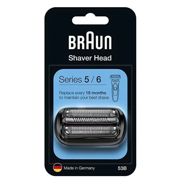 Braun Series 5 53B Đầu Máy Cạo Râu Điện Lá & Dao Cắt Thay Thế Cassette Cho Series 5 & Series 6 Mới