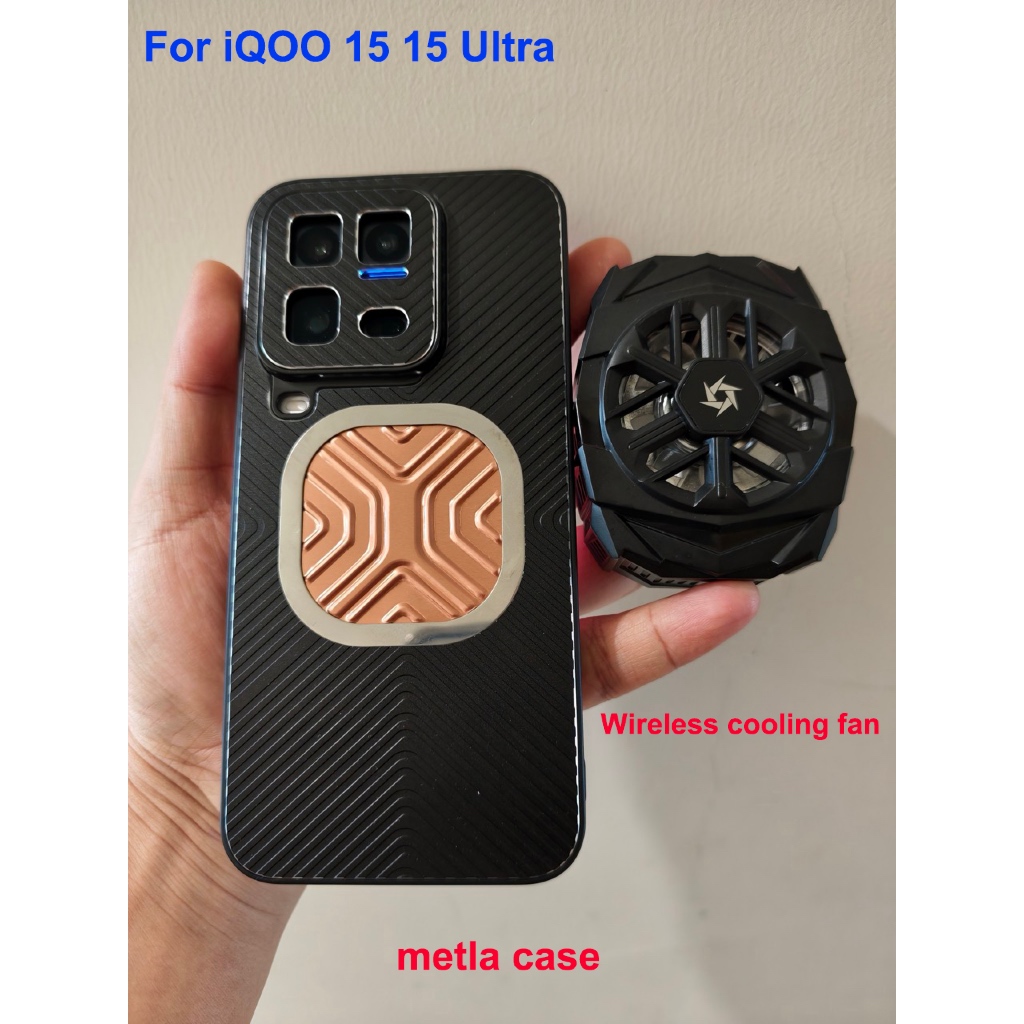Ốp Lưng Cho Vivo iQoo 15 Siêu Đồng Nhôm Tản Nhiệt Dành Cho iqoo15 Vỏ Làm Mát Có Bộ Làm Mát Cho iQoo1