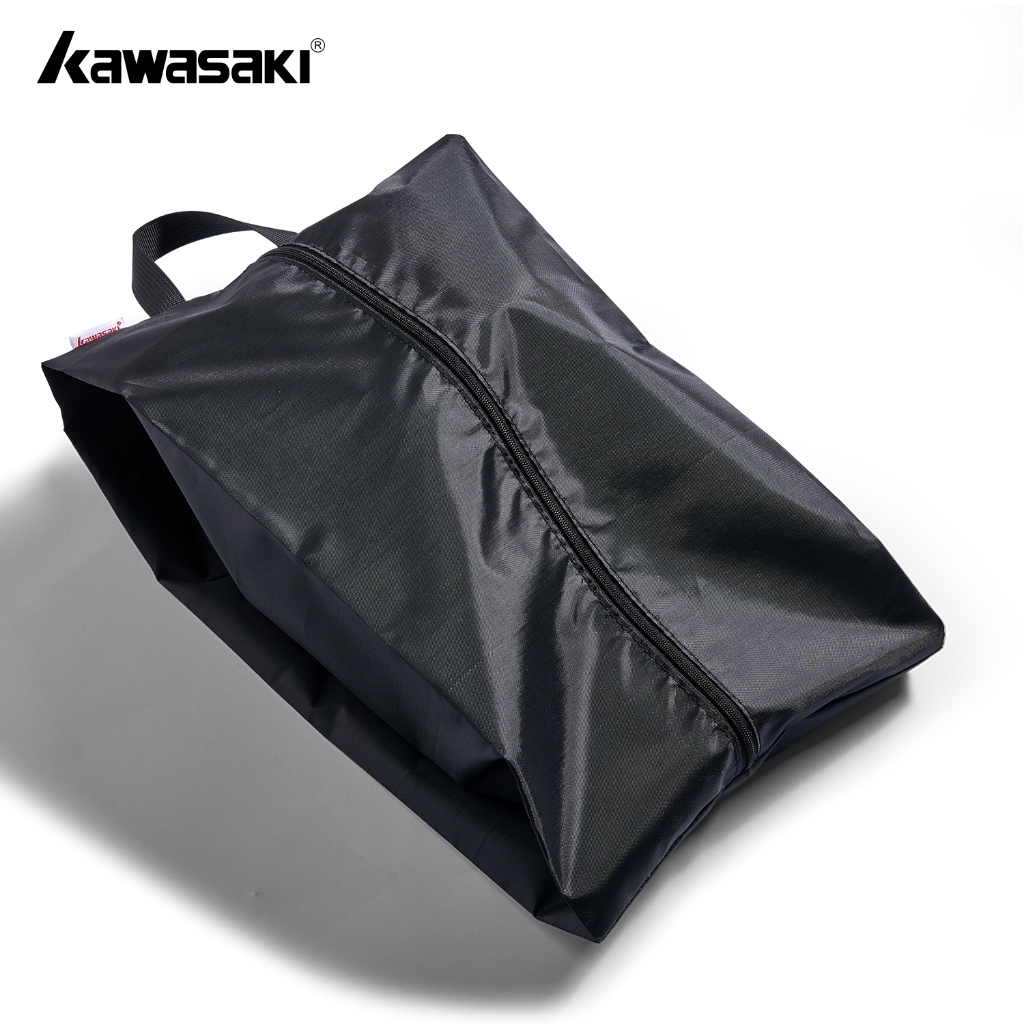 Túi đựng giày Kawasaki Túi xách màu đen Túi đựng giày Túi chống nước Túi dây rút Ba lô cầu lông dễ d