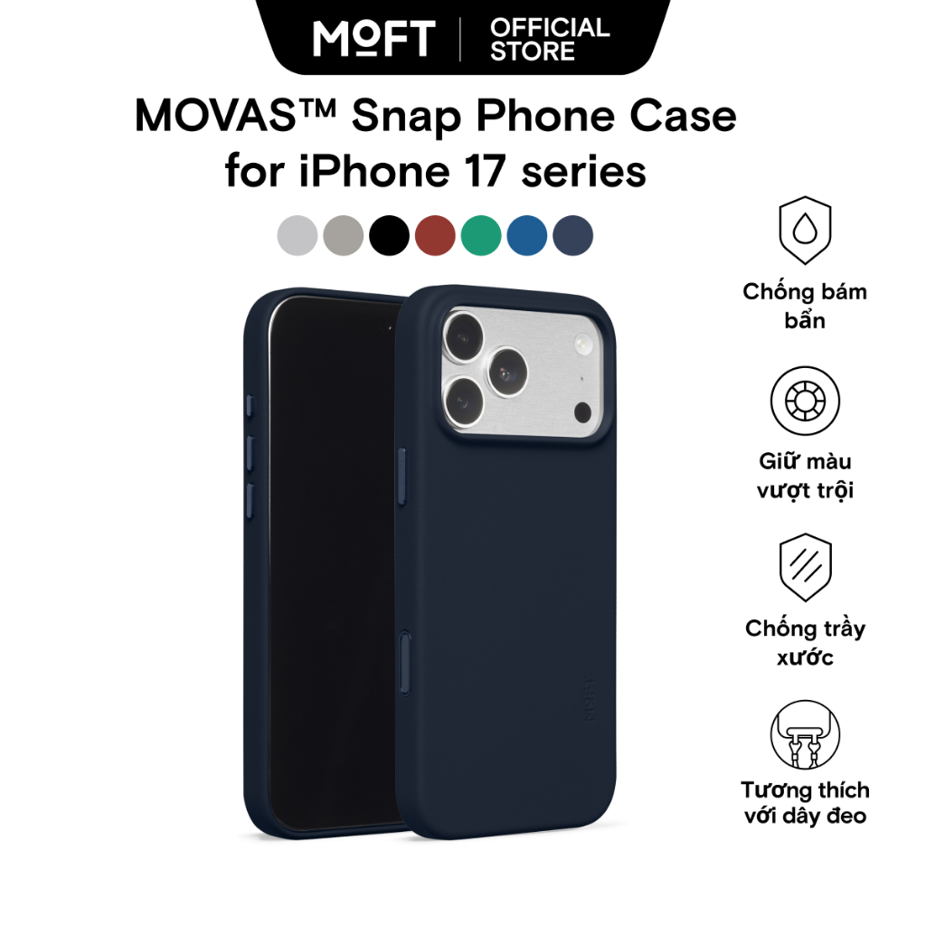 【NEW】MOFT Ốp điện thoại MOVAS™ Snap cho iPhone Air/17/17 Pro/ 17 Pro Max