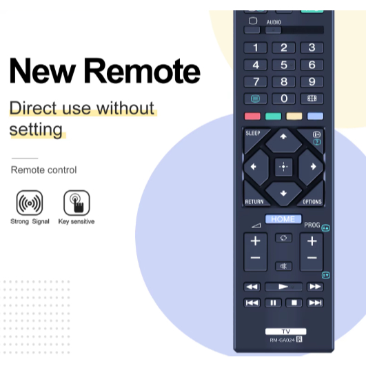 RM-GA024 Điều khiển từ xa thay thế phù hợp cho Sony Bravia TV KLV-32R402A KLV-32R407A/32R422A/46R452