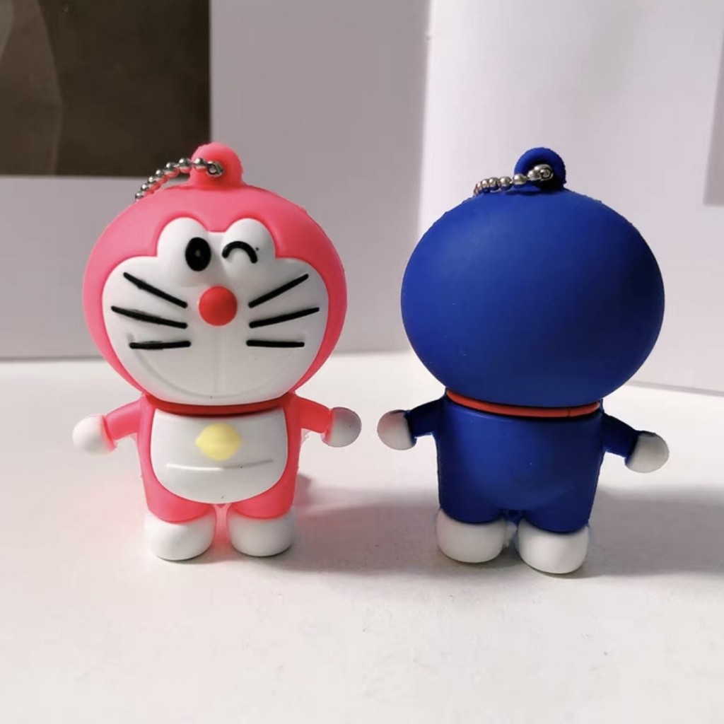 Dễ Thương Doremon Sáng Tạo Silicon Máy Tính Memory Stick 1GB 2GB 4GB 8GB 16GB 32GB 64GB 128GB 2TB Đa