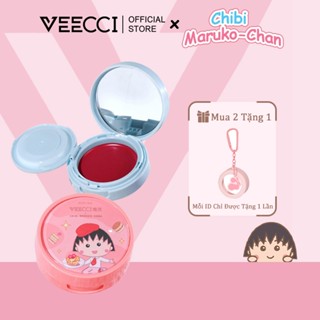 VEECCI X Chibi Maruko-Chan Má Hồng Ánh Sáng Nước Mờ Hai Kết Cấu Đa Năng Cầm Tay Bền Vững 3g/4.2g