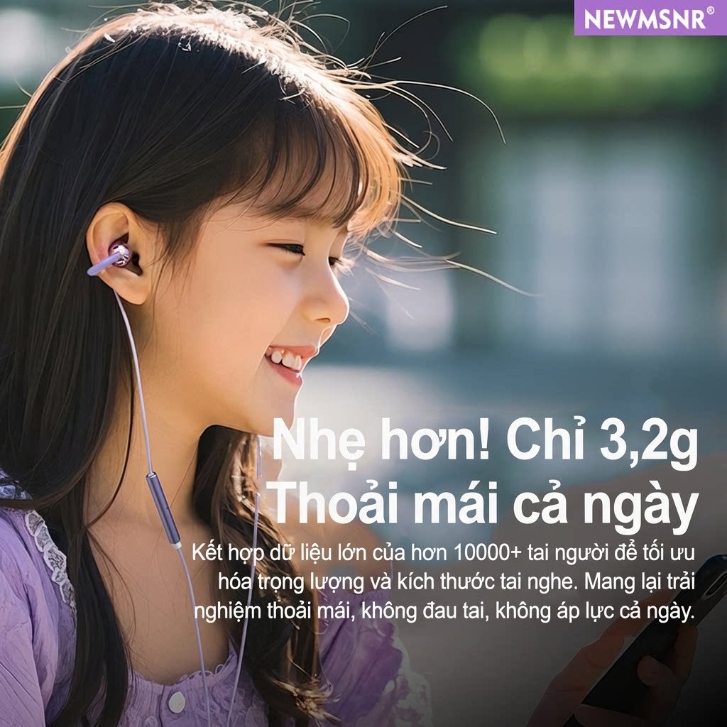 Newmsnr (Hộp miễn phí) TYPE-C Tai nghe kẹp tai có dây mới 2026 không đau Treo Tai dẫn truyền qua xương chất lượng âm thanh cao cuộc gọi siêu rõ ai Bass hifi mạnh mẽ tương thích mọi điện thoại laptop máy tính bảng đeo lâu không chạy bộ tập gym game | BigBuy360 - bigbuy360.vn