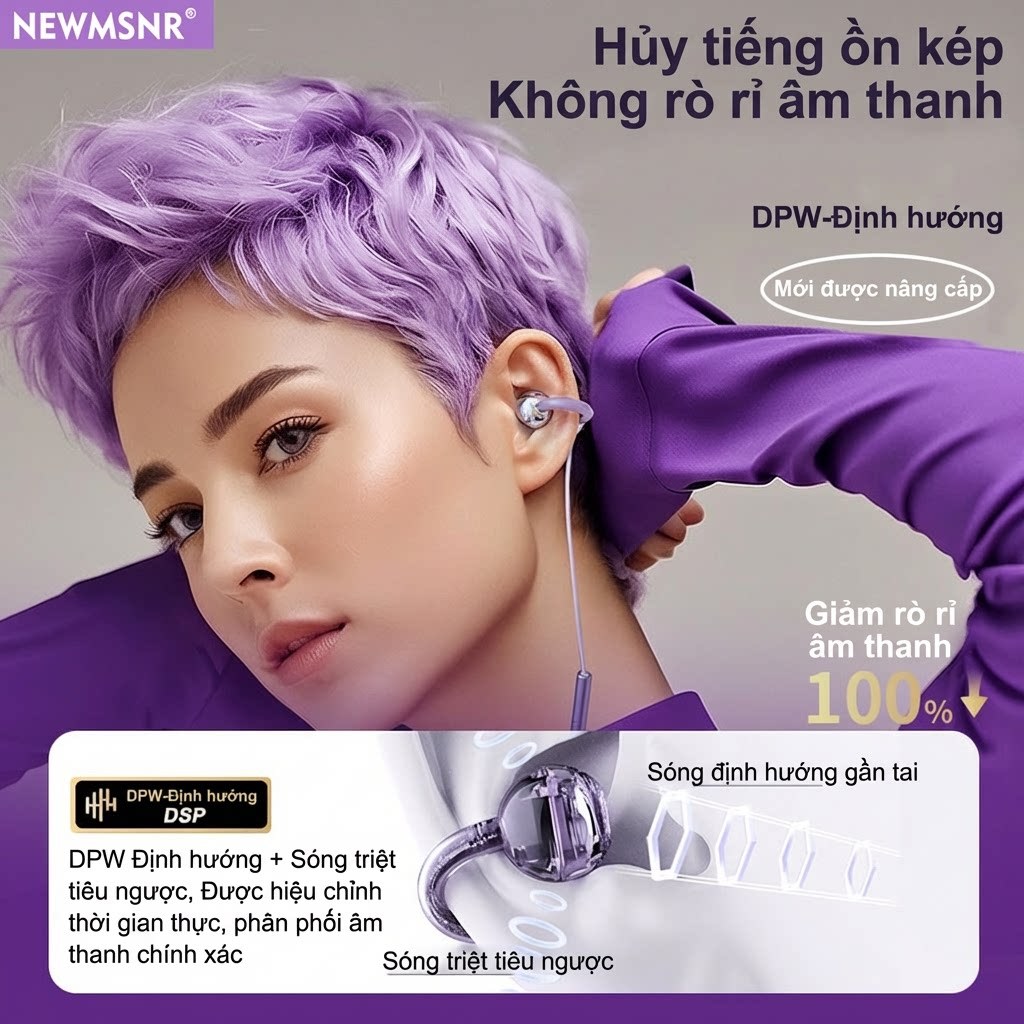Newmsnr (Hộp miễn phí) TYPE-C Tai nghe kẹp tai có dây mới 2026 không đau Treo Tai dẫn truyền qua xương chất lượng âm thanh cao cuộc gọi siêu rõ ai Bass hifi mạnh mẽ tương thích mọi điện thoại laptop máy tính bảng đeo lâu không chạy bộ tập gym game | BigBuy360 - bigbuy360.vn