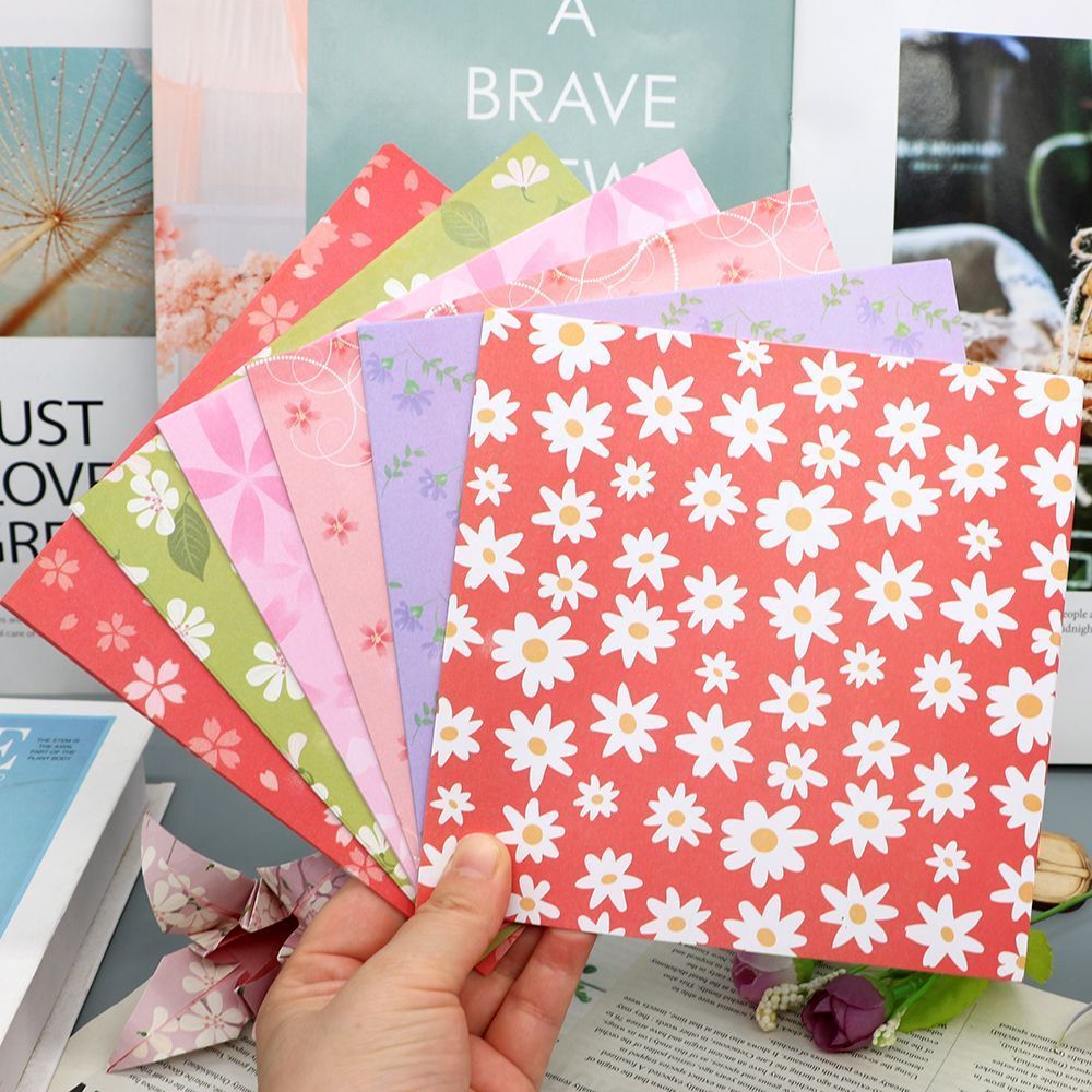 Câu Chuyện Hoa Handmade Origami Giấy Màu ins Phong Cách Nhật Bản Phong Cách Nhật Bản Origami Ngàn Gi