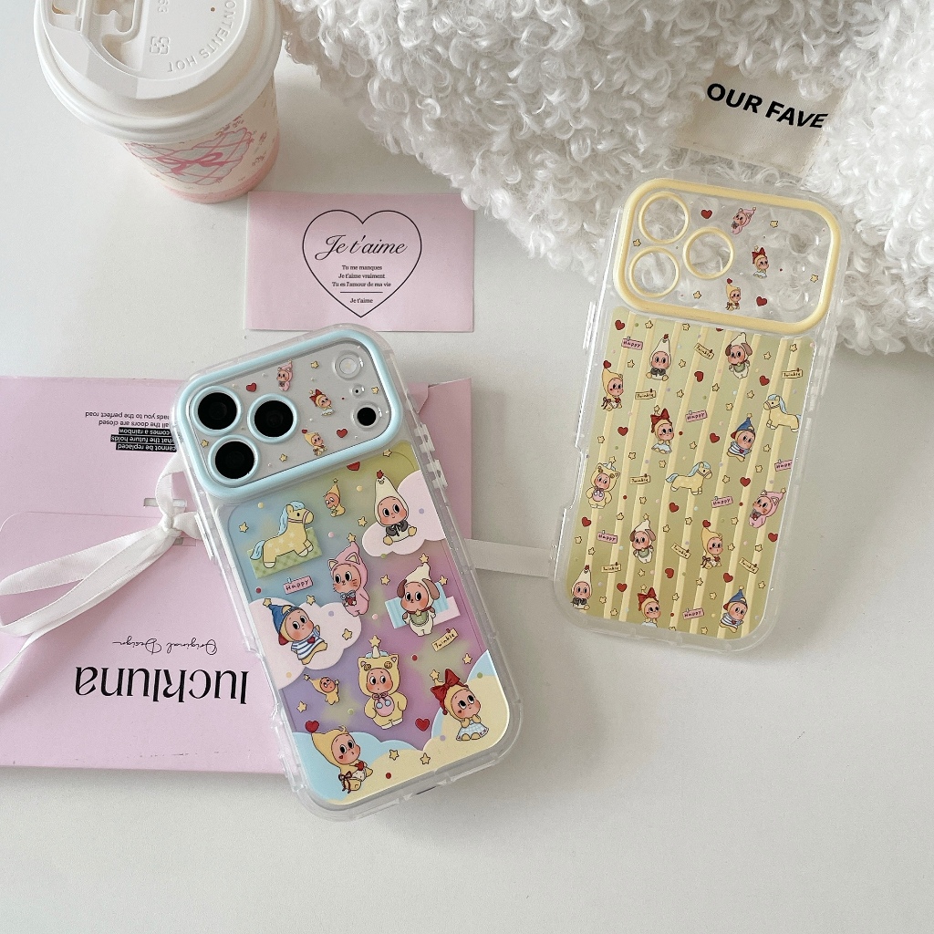 Ốp điện thoại chất liệu PU cho iPhone 17 Pro Max Star Baby