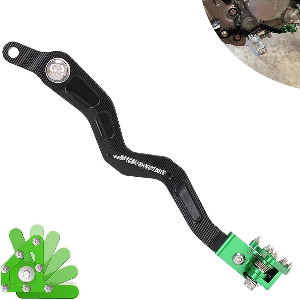 Phụ kiện xe máy cần phanh sau CNC gập cho KLX300 2021 2024 KLX300R 2020 2024 KLX250 D-Tracker 2001 2