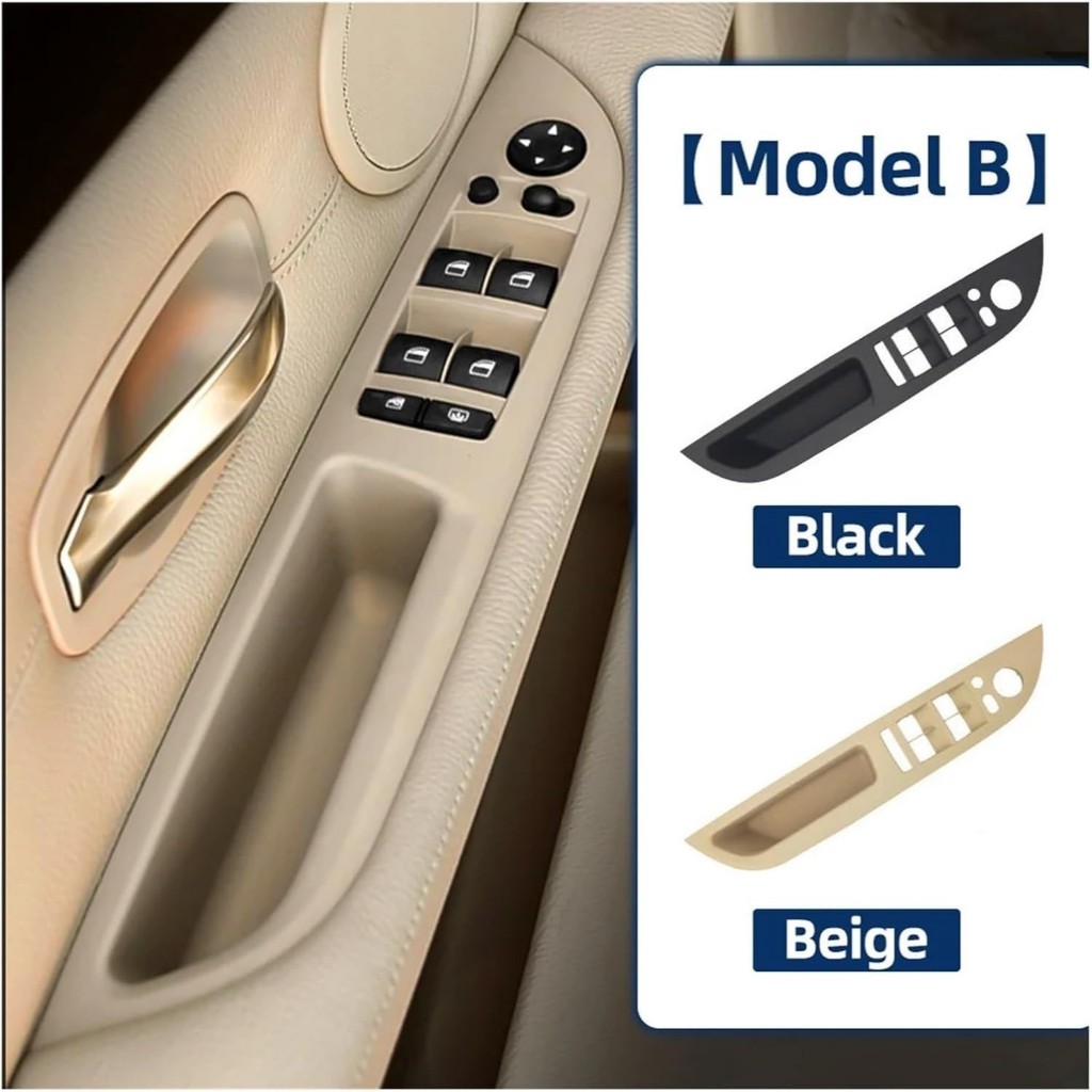 Vỏ viền tay nắm cửa nội thất Tương thích với BMW X5 X6 2007-2013 51416983703 51416983705